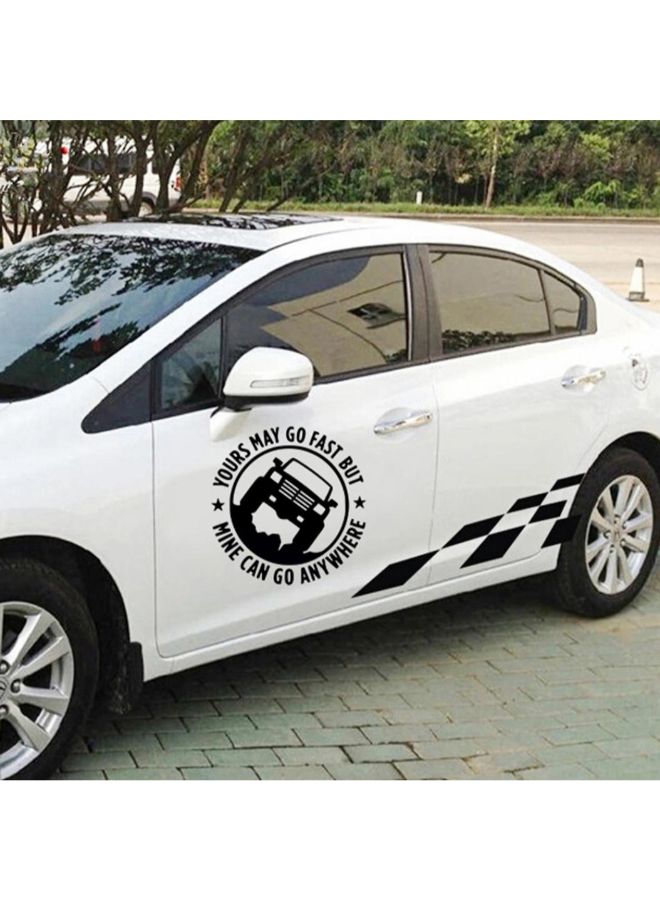 Bluelans Car Window Door Decal Racing Reflective Sticker - Image 3