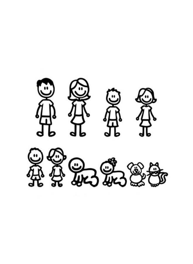 Bluelans Window Door Pet Dog Cat Decal Car Decor Sticker - Image 5