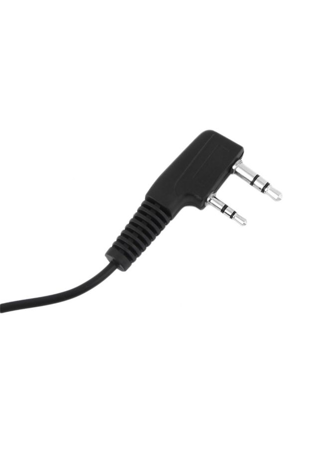 Baofeng 2-Pin Wired In-Ear Headphone With Mic Black - Image 4