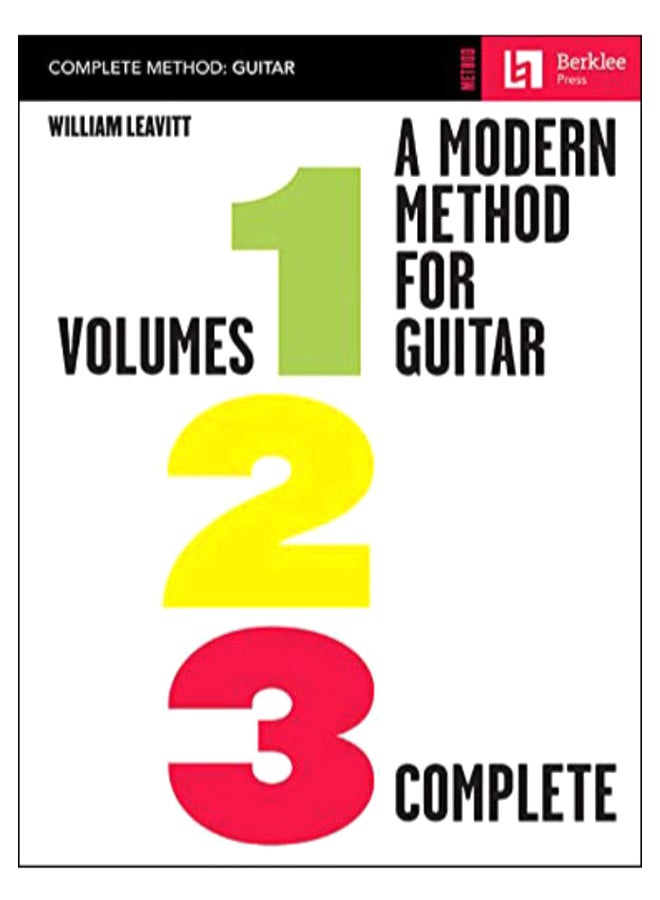 A Modern Method For Guitar Paperback English by William Leavitt - 36495 
