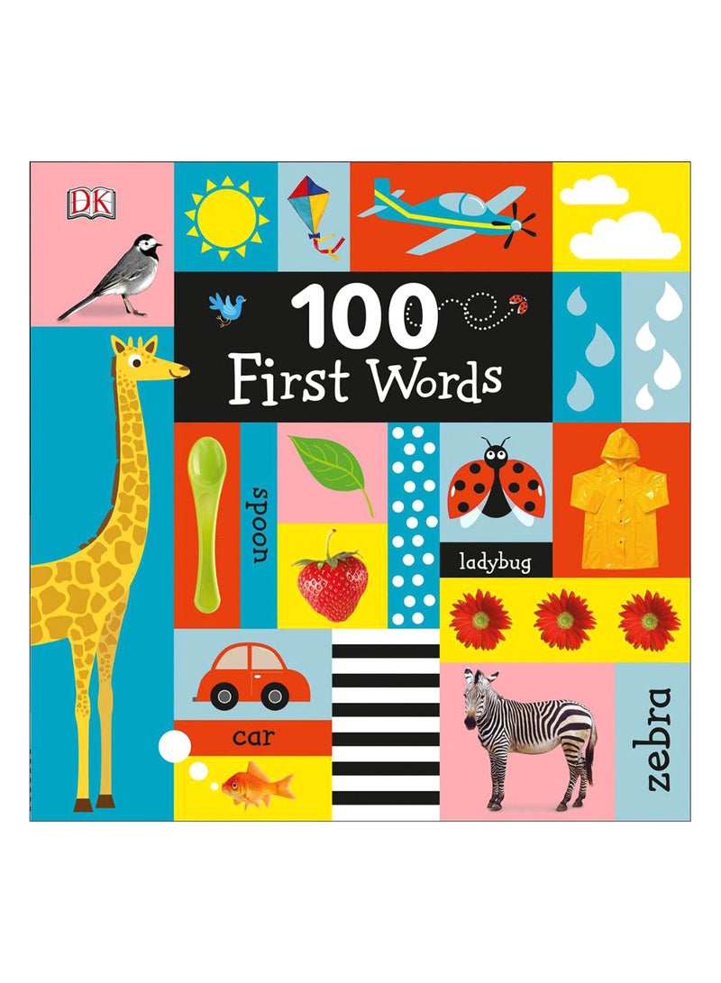 100 First Words Board Book Spanish by DK - 42801