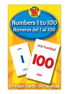 Numbers 1 To 100 Flash Cards Board Book English by Brighter Child - 0-Jan-00