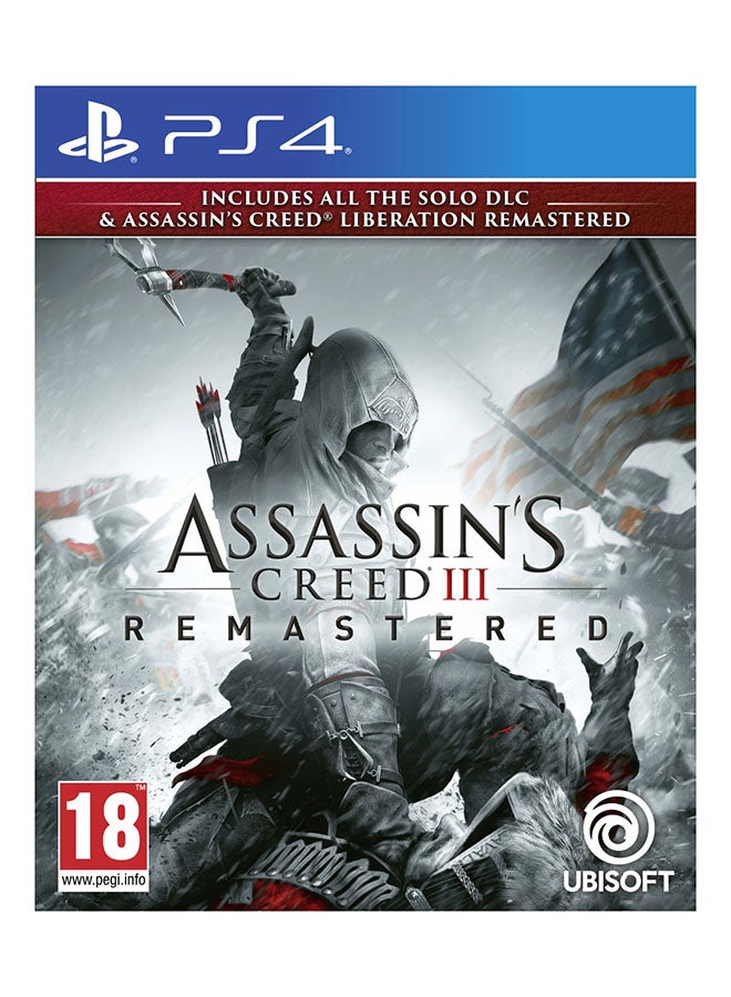 أوبيسوفت - لعبة "Assassin's Creed : III : Remastered" (إصدار عالمي) - بلاي ستيشن 4 (PS4) - Image 1