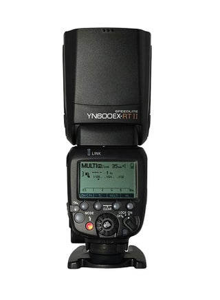 فلاش سبيدلايت YN600EX-RT II لاسلكي من خلال العدسة وبمزامنة عالية السرعة مع وضع أوبتيكال ماستر أسود - v1560924464/N22440586A_1