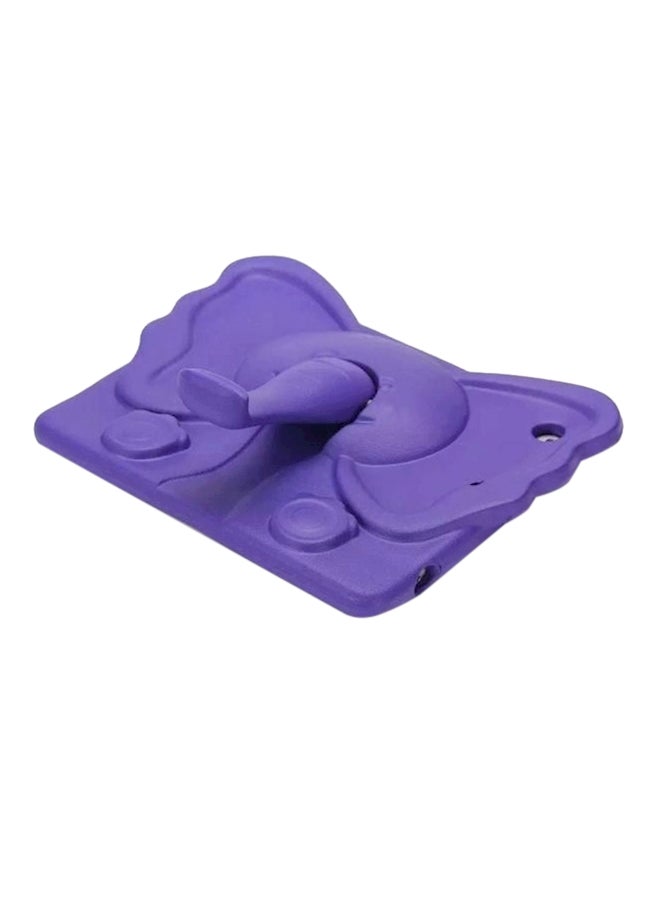 3D Elephant Trunk Protective Case Cover For Apple iPad 2/3/4 Purple  - Image 1