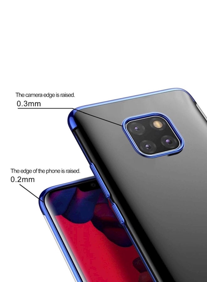 أتري غطاء حماية واق لهاتف هواوي ميت 20 برو أزرق/شفاف - Image 4