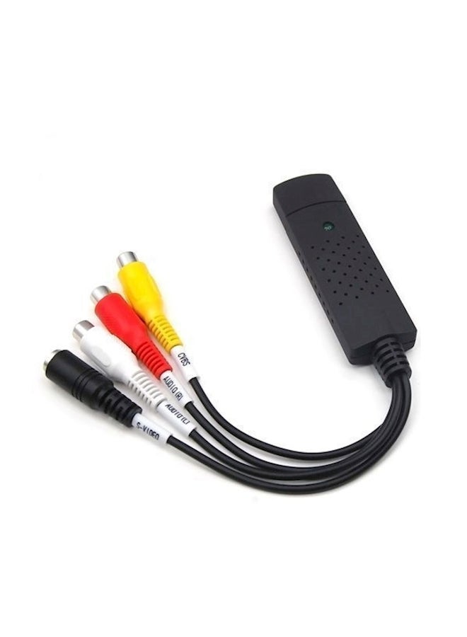 محول إيزي كاب DC60 بمنفذ USB 2.0 لاستقبال الفيديو والصوت مناسب لأجهزة التلفاز وجهاز DVD ونظام الفيديو المنزلي متعدد الألوان - Image 1