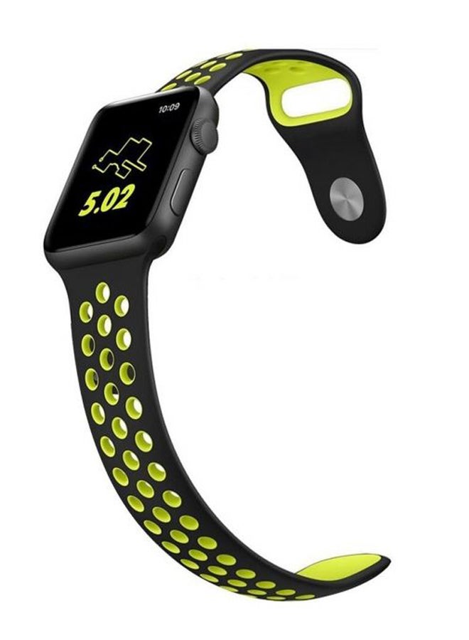 Smartwatch Band For Apple Series 2/1 Black/Green - v1560933604/N26735632A_1