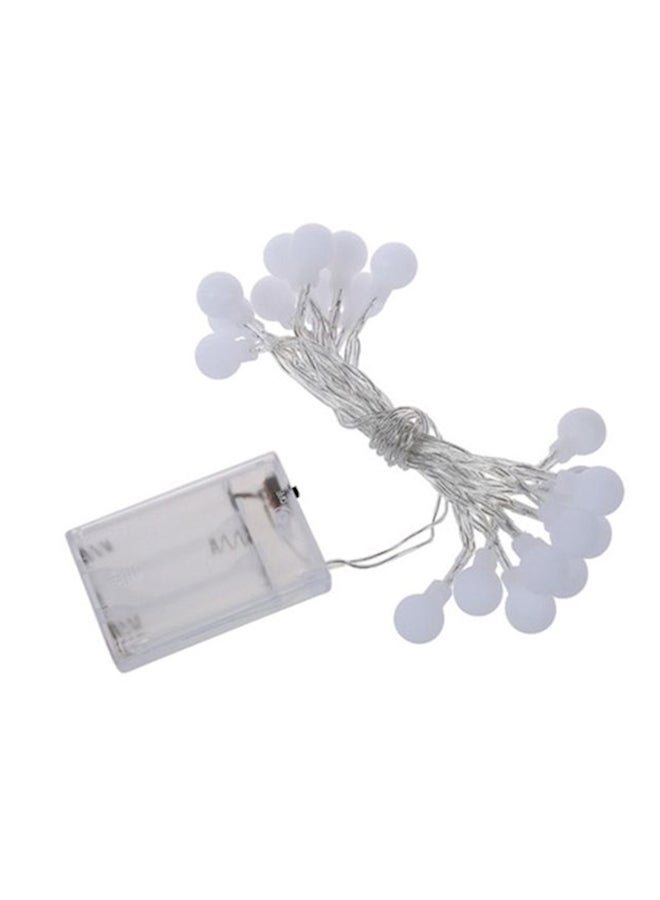 20-Led Ball String Light Yellow - Image 1