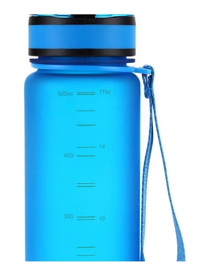 UZSPACE Plastic Travel Water Bottle Blue - Image 3