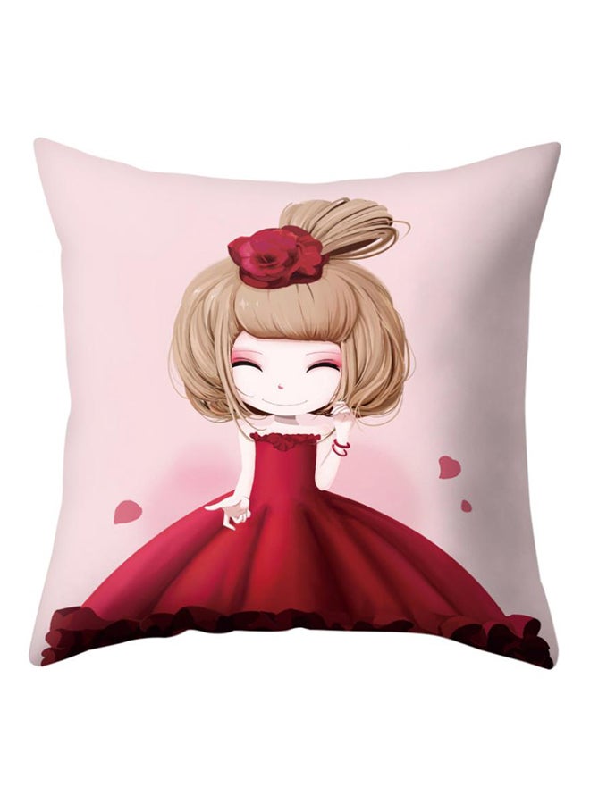 بلولانز غطاء وسادة زينة بتصميم مربع polyester متعدد الألوان