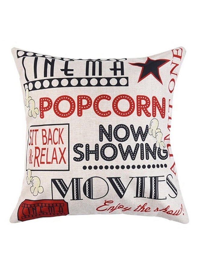 Bluelans Fashion Cinema Pattern Letters Pillow Case Cover linen Multicolour