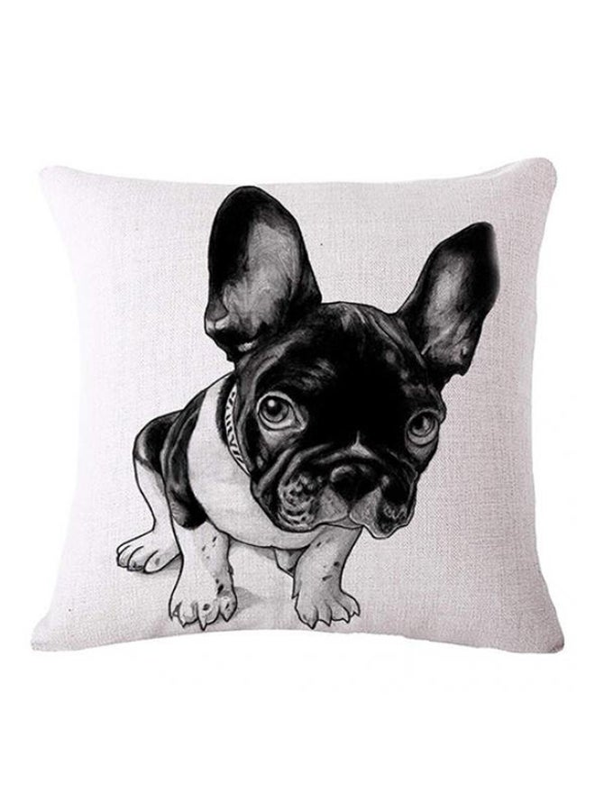 Bluelans - Pug Dog Pillow Case Cover linen white/Black - Image 1