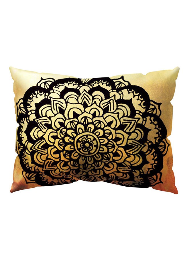 Bluelans Colorful Flash Led Light Plush Pillow Case Cover Black/Gold 30 x 50cm