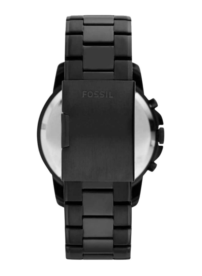 FOSSIL - Men's Stainless Steel Chronograph Watch FS4832 - 44 mm - Black - Image 1