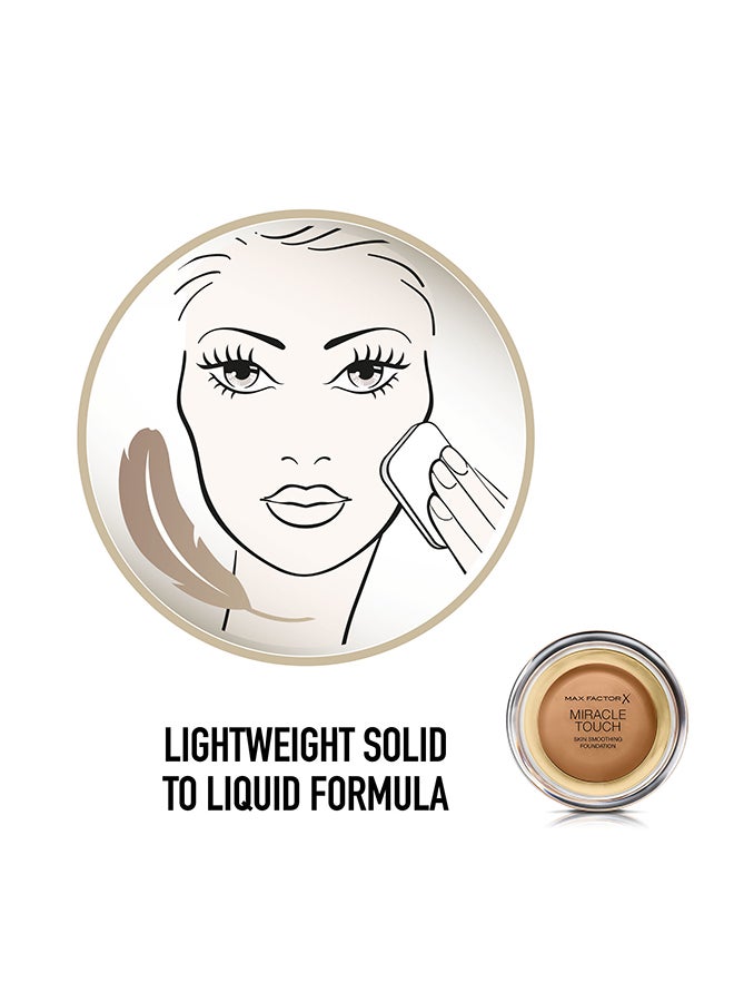 Max Factor - Miracle Touch Liquid Illusion Foundation 85 Caramel - Image 1