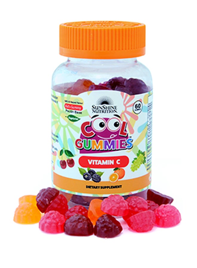 SUNSHINE NUTRITION 60-Piece Vitamin C Cool Gummies 
