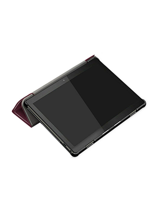 EHOME Protective Case Cover For Lenovo Tab M10 TB-X605F Burgundy - Image 2
