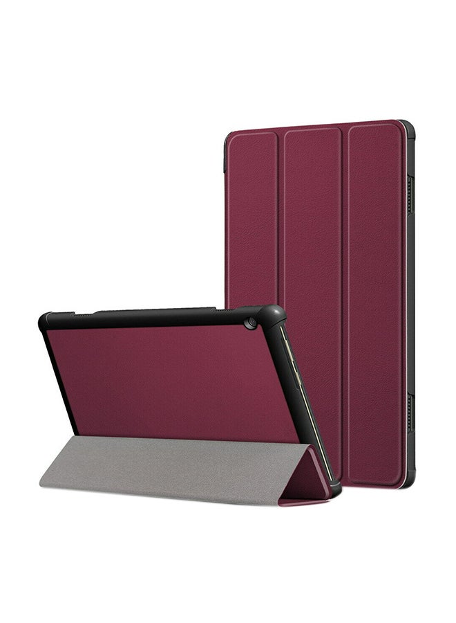 EHOME Protective Case Cover For Lenovo Tab M10 TB-X605F Burgundy - Image 1
