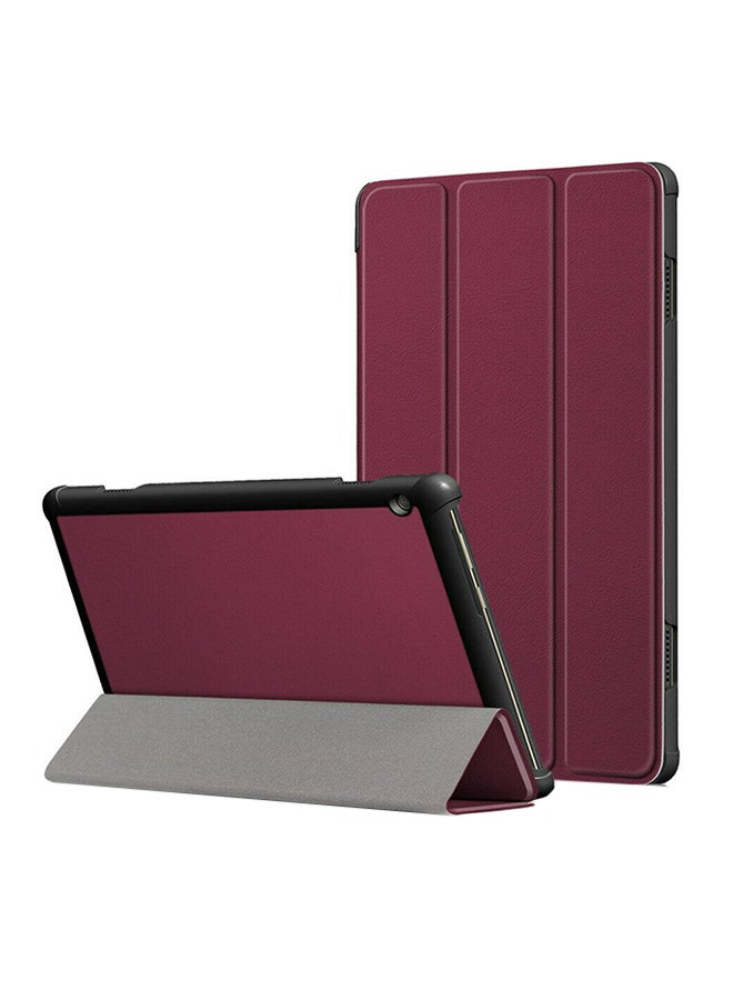 EHOME Protective Case Cover For Lenovo Tab M10 TB-X605F Burgundy - Image 2