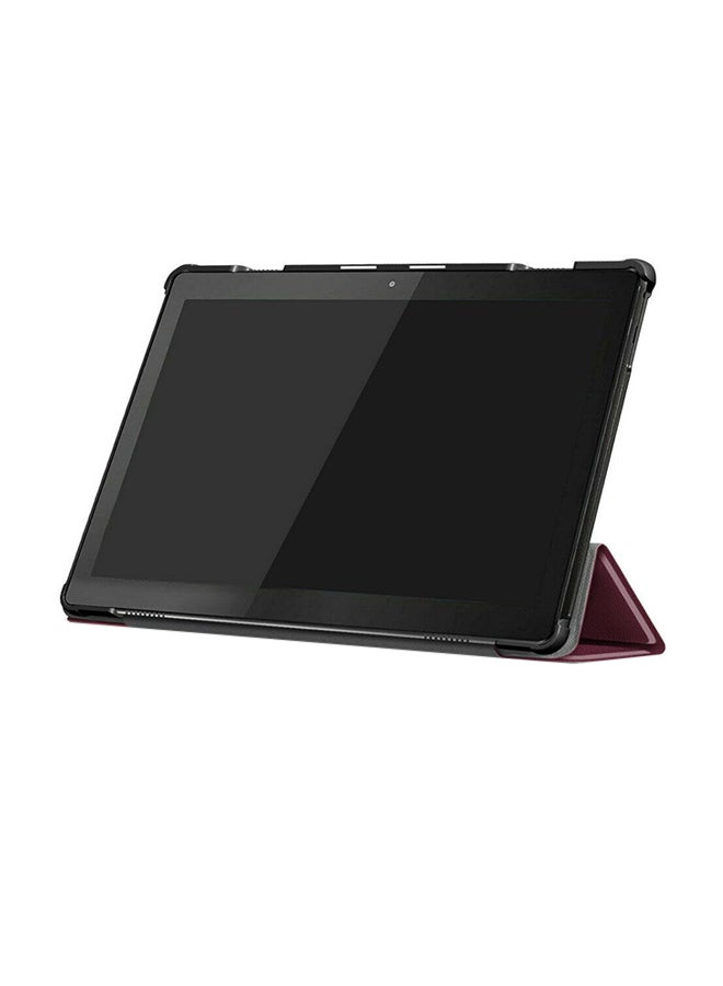 EHOME Protective Case Cover For Lenovo Tab M10 TB-X605F Burgundy - Image 2