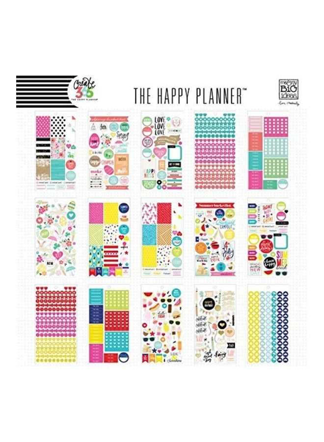 مي آند ماي بيج آيدياز ملصقات دفتر تخطيط من 1557 قطعة - Image 3