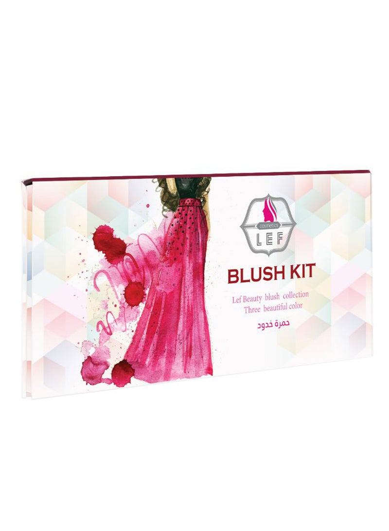 ليف لوحة علب حمرة خدود فارغة أبيض - Image 2