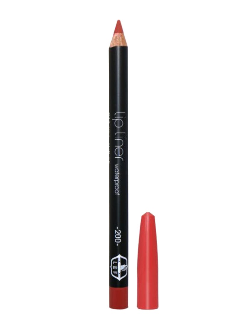 LEF Waterproof Lip Liner Pencil Red 200 - Image 1
