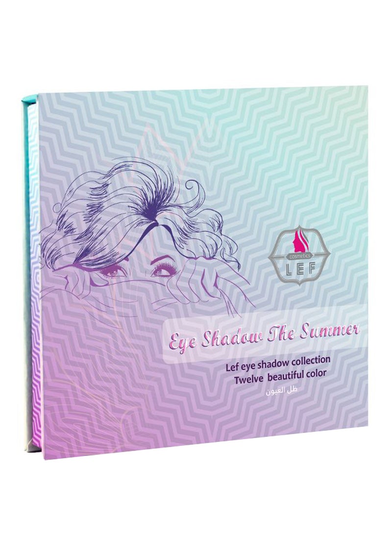 LEF Empty Eyeshadow Pans Palette Multicolour - Image 2