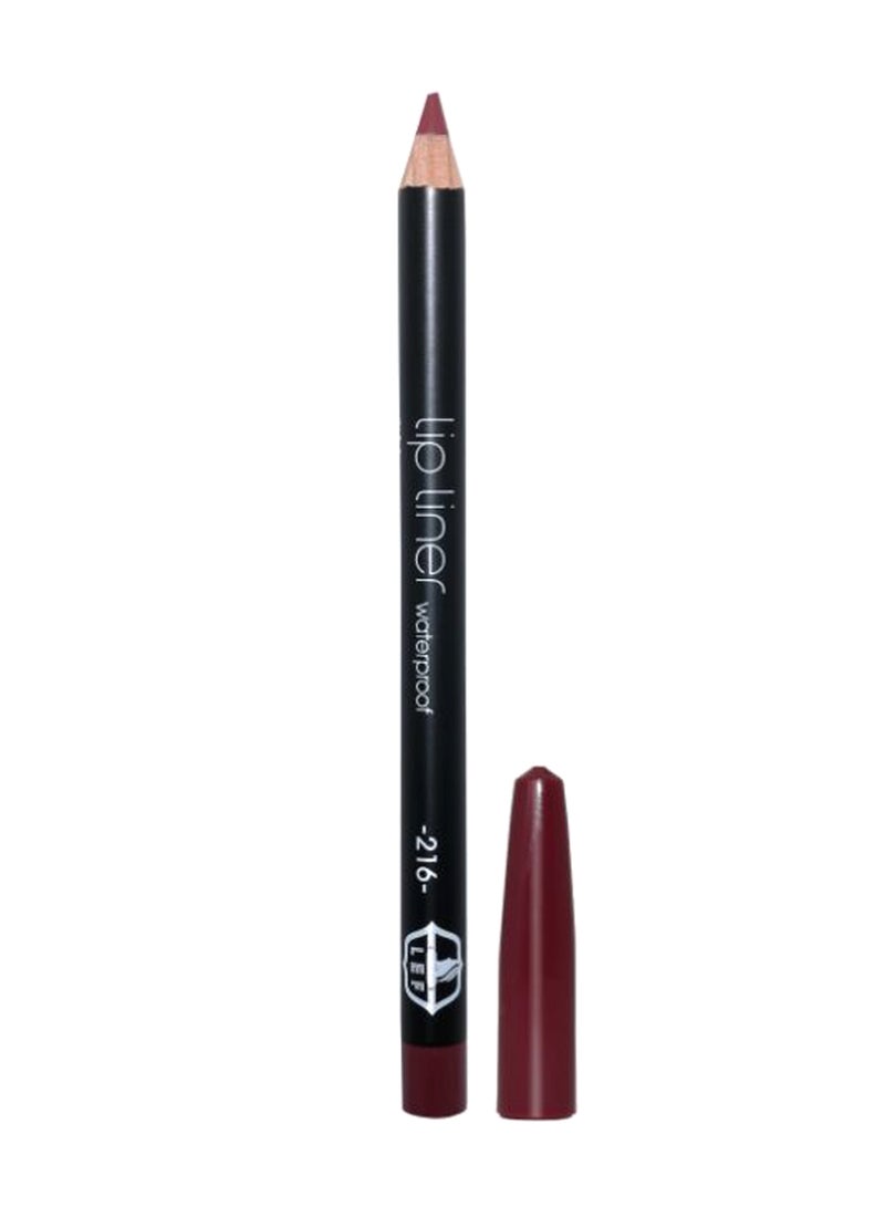 LEF Waterproof Lip Liner Pencil Pink 216 - Image 1