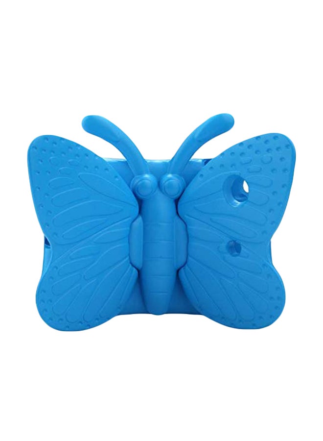 Butterfly Designed Snap Case For Apple iPad Air 2 Blue