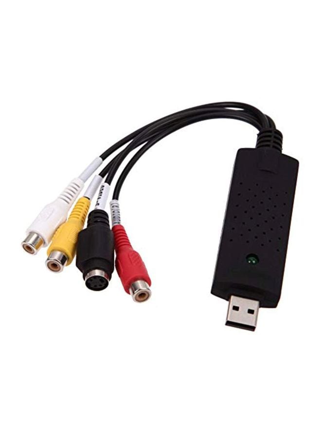 Generic USB Video Capture Card Black/Red/Yellow 