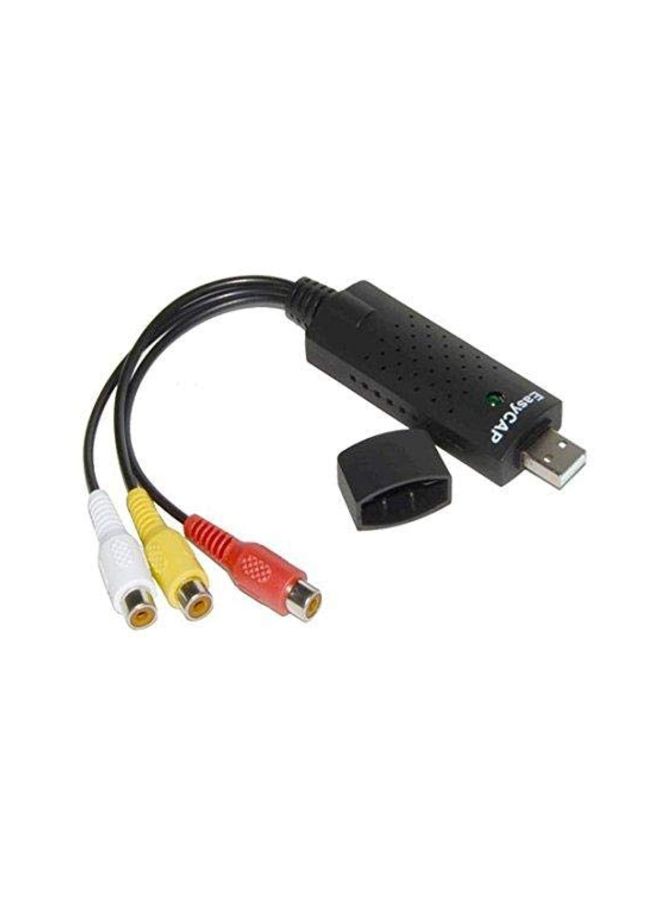 Generic USB Video Capture Card Adapter Black/Red/Yellow  - Image 2