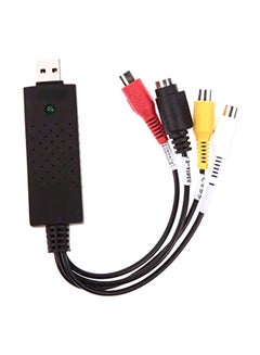 Generic USB Video Capture Card Adapter Black/Red/Yellow  - Image 1
