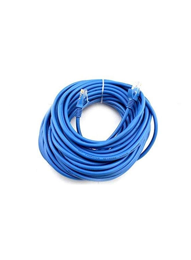 RJ45 Cat6 Flat Lead Ethernet Network LAN Cable Blue - Image 2