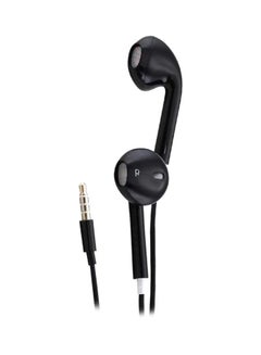 Wired In Ear Headphones With Remote Mic Volume Controls Black