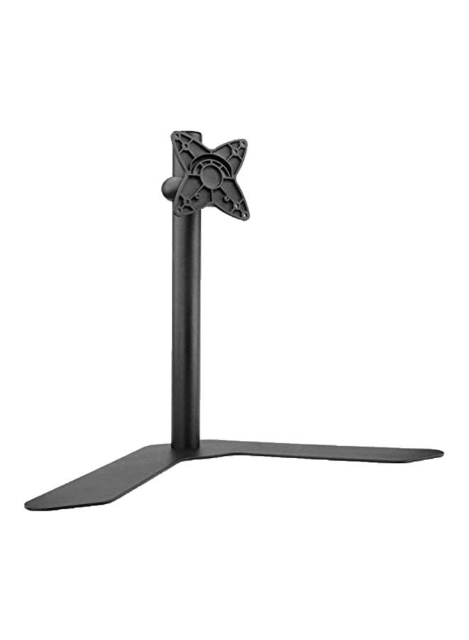 Single LCD Monitor Desk Stand Black