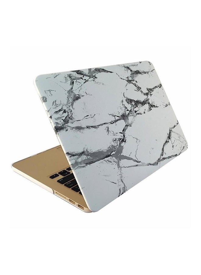 Marble Rubber Coated Case Cover For Apple Macbook Retina 13/13.3 Inch Multicolour  - Image 1