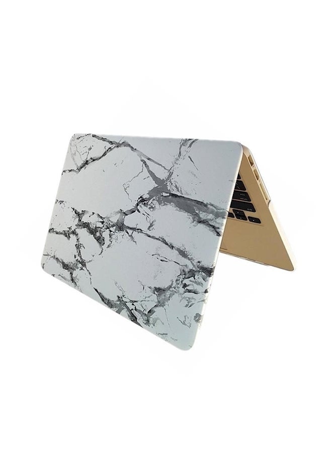 Marble Rubber Coated Case Cover For Apple Macbook Retina 13/13.3 Inch Multicolour  - Image 2