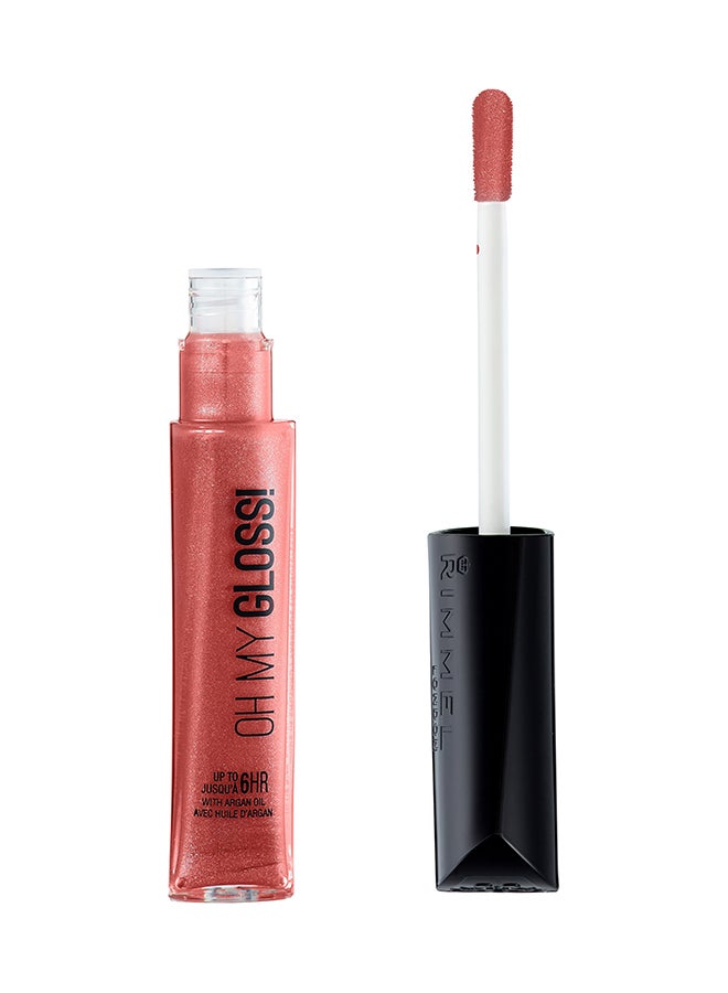RIMMEL LONDON - Oh My Gloss! Lip Gloss With Argan Oil 6.5 ml 330 Snog - Image 1