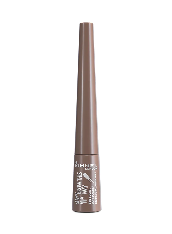 RIMMEL LONDON Brow Shake Filling Powder –