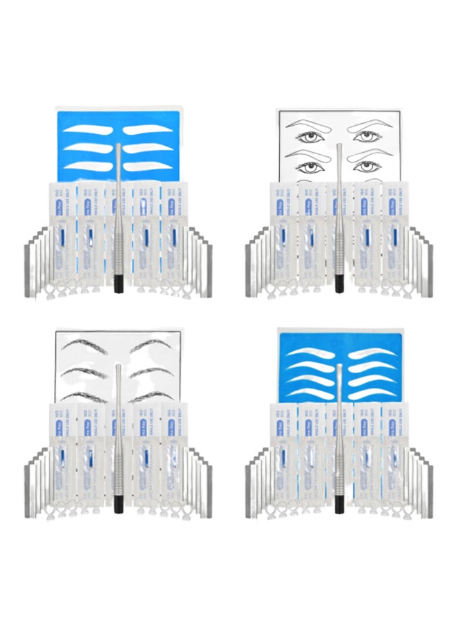 Eyebrow Tattoo Practice Skin Entry Kit Multicolour - Image 2