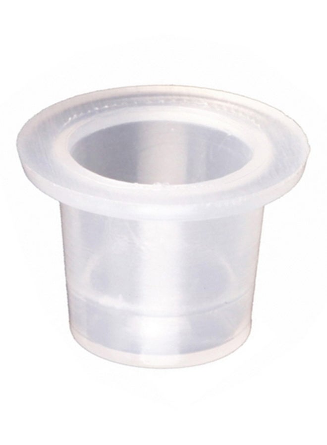 Generic 100-Piece Tattoo Ink Cup Caps Set Clear - Image 1