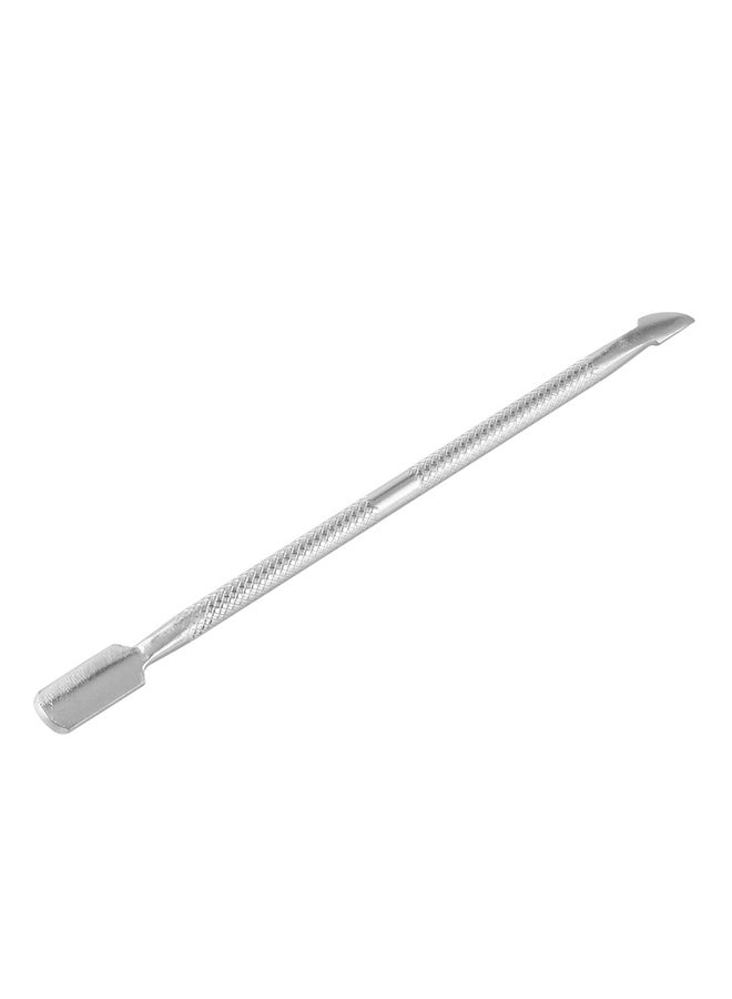 Generic Cuticle Nail Pusher Spoon Remover Silver 