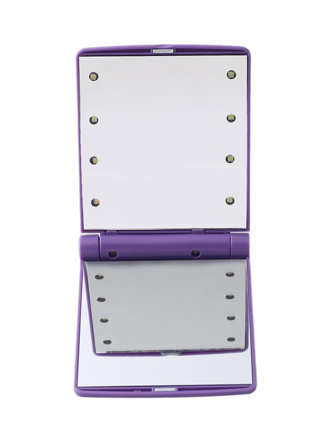 Foldable Triple Mirror With Magnetic Opening Purple - Image 1