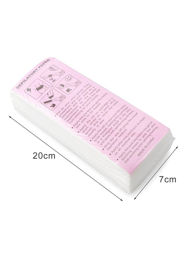Generic 100-Piece Hair Removal Waxing Strips Set White  - Image 2