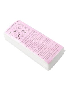 Generic 100-Piece Hair Removal Waxing Strips Set White  - Image 1