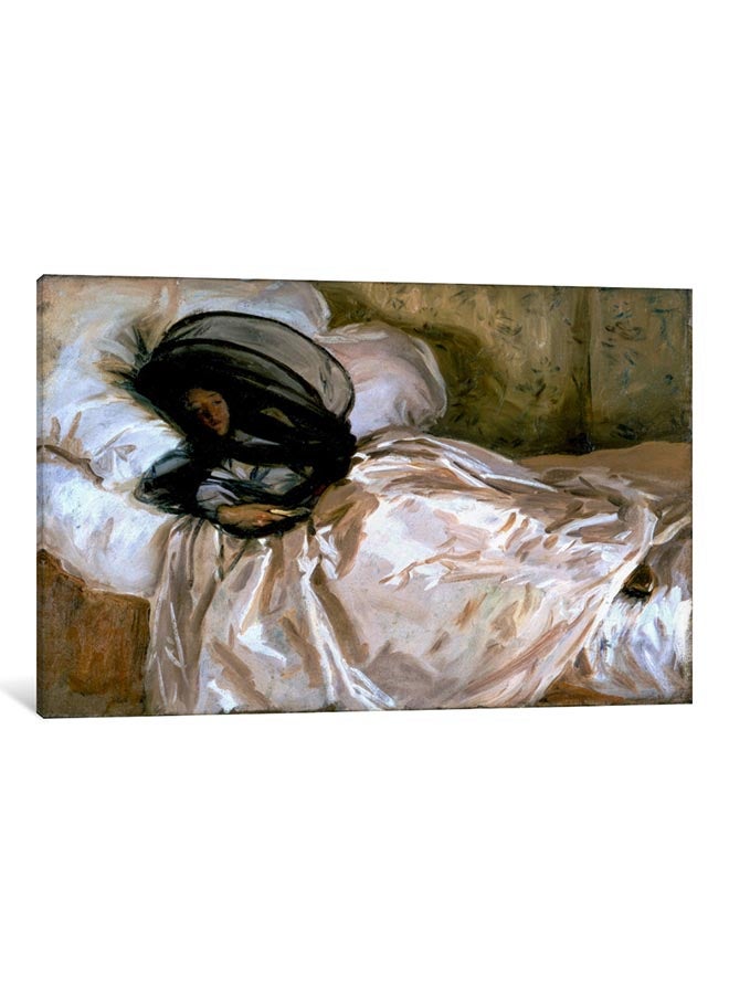 The Mosquito Net Canvas Print Wall Art Multicolour 50x33x3.5cm  - Image 1