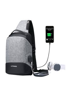 Multifunctional Crossbody Bag With USB Charging
