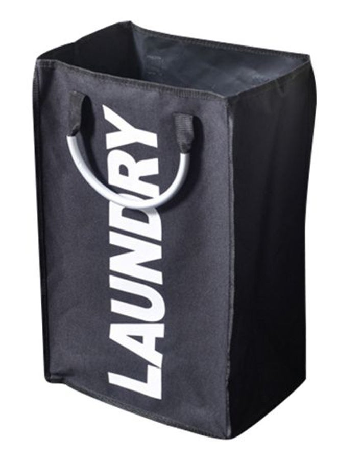 Folding Storage Laundry Basket Black